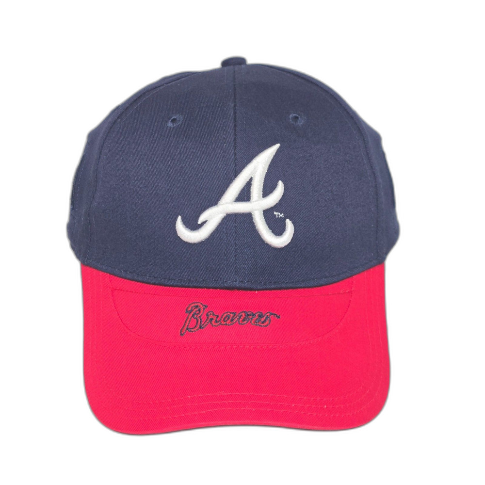 J Brem Atlanta Braves NAPA Baseball Hat | Adjustable Strapback | Blue Red